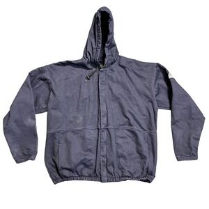 Bulwark Flame Resistant FR Hoodie‎ Work Jacket Cotton Blend XL Sweatshirt
